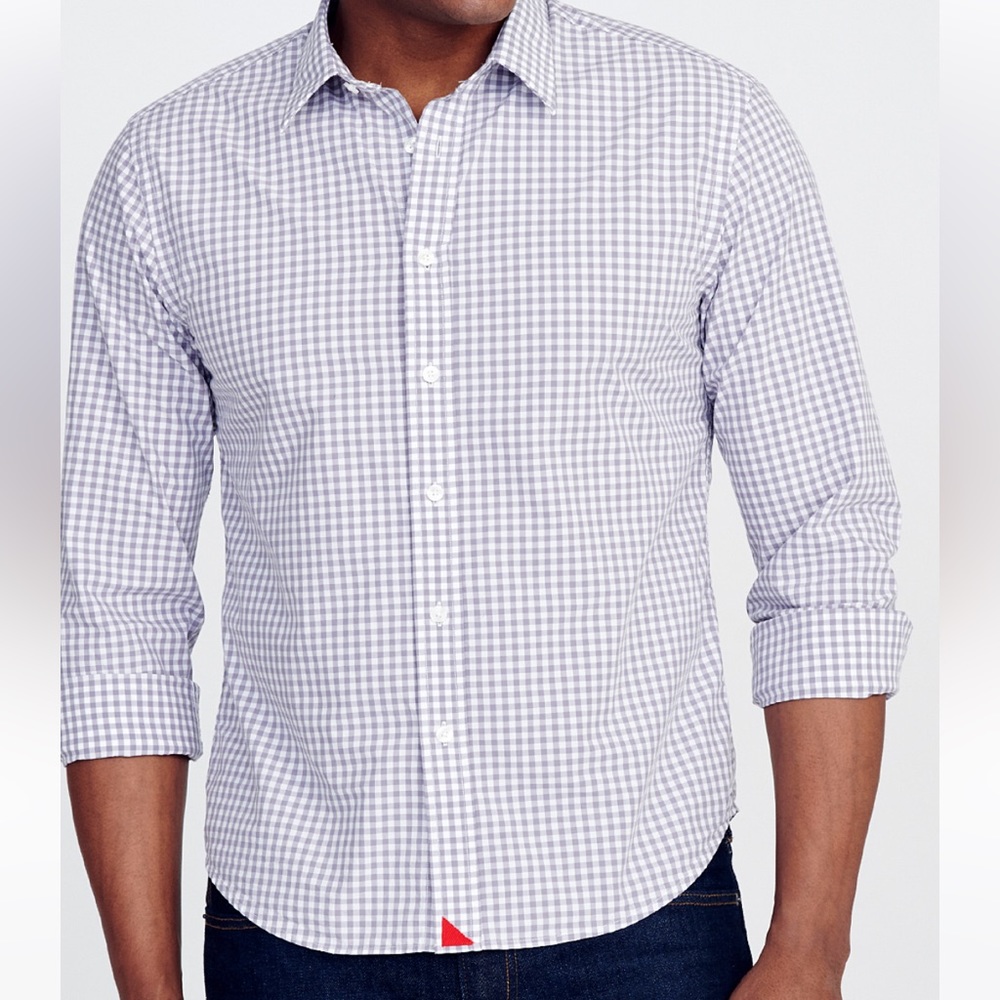UNTUCKit | Gray Gingham Dunn Button-Up - NEW w/o Tags